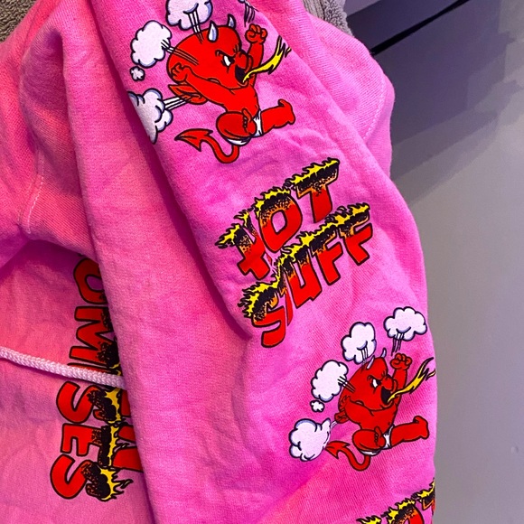 cropped broken promises sweatshirt - Picture 1 of 2